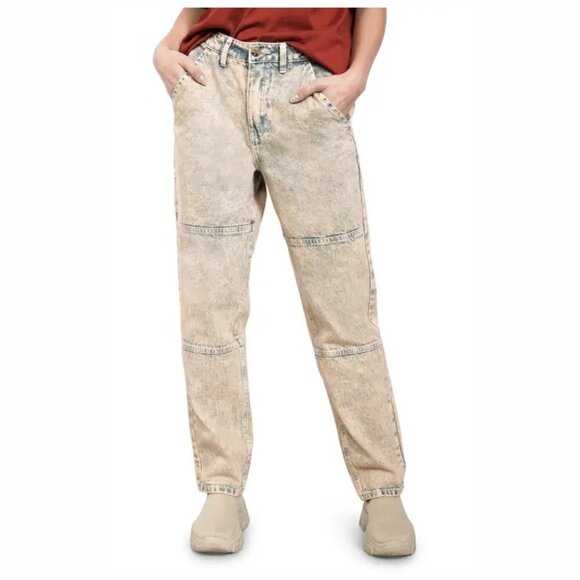 BP. + Wildfang Women's Utility Denim Pants -4 - Picture 1 of 7